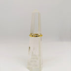 anillo stampa chapado en oro de 24k