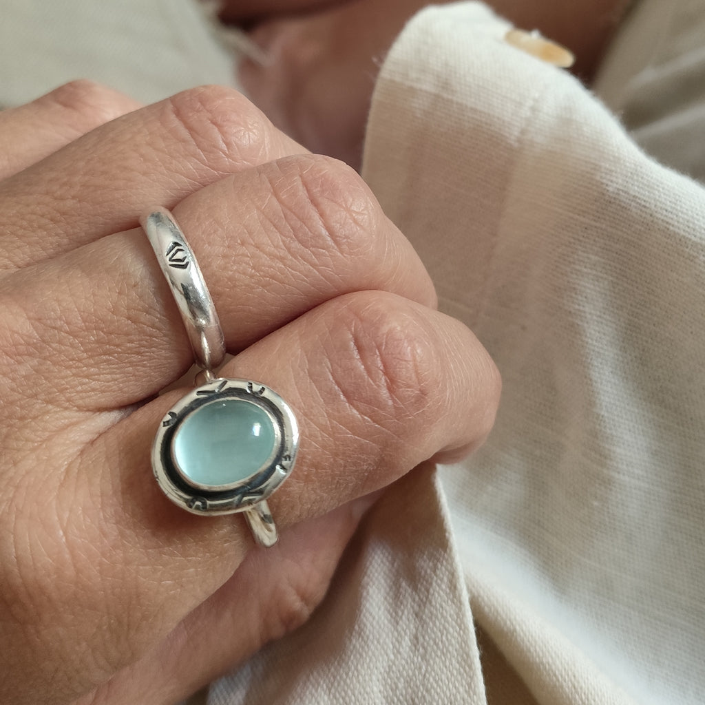 anillo Pulso plata 925