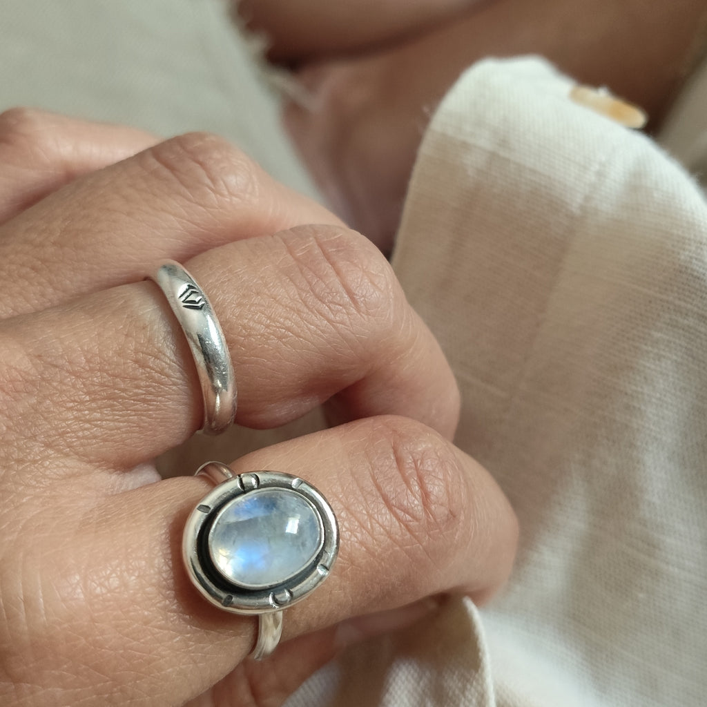 anillo Pulso plata 925