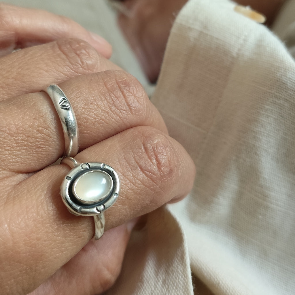 anillo Pulso plata 925