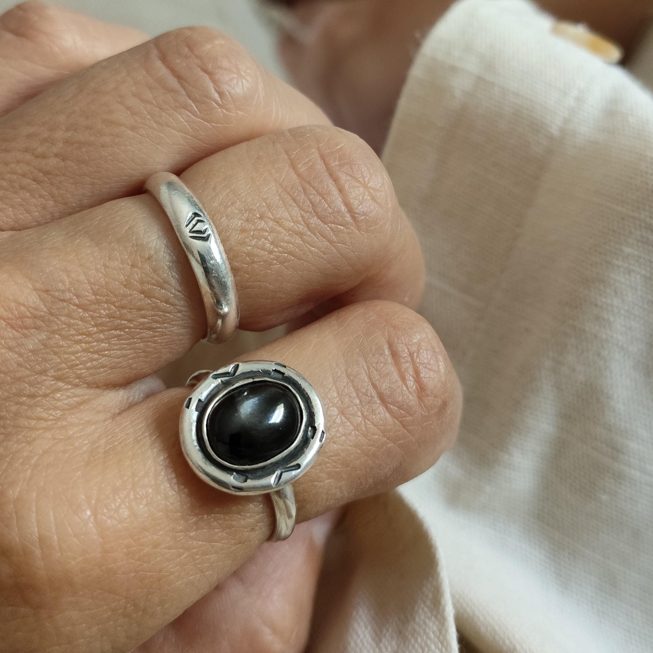 anillo Pulso plata 925