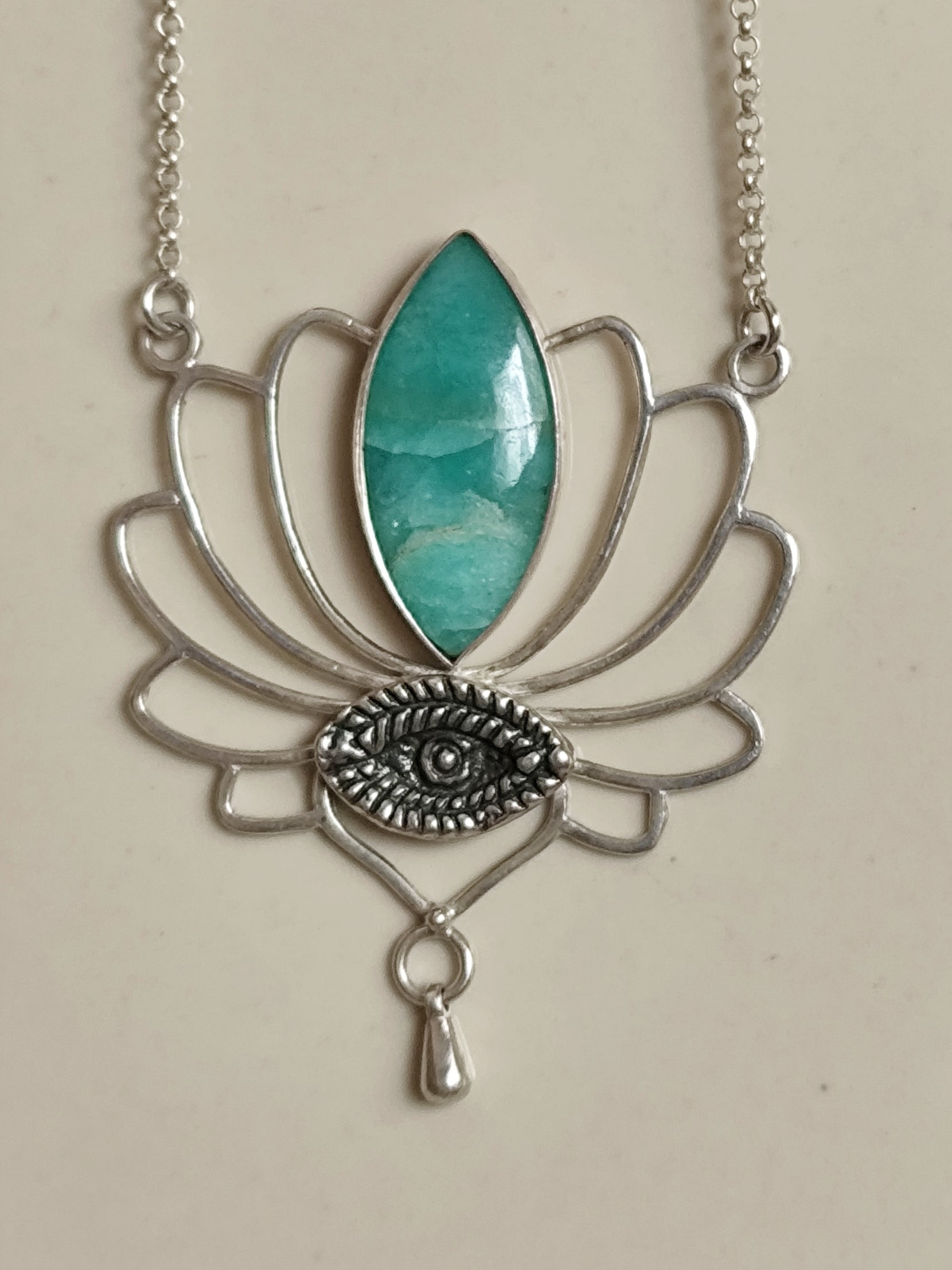 Flor de Loto plata 925