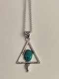 Colgante ERA, triangulo plata 925