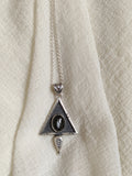 Colgante ERA, triangulo plata 925